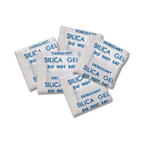 Silica Gel Desiccant 0.5g, Pack 100