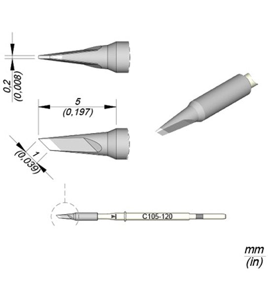 JBC Cartridge Knife 1 x 0,2