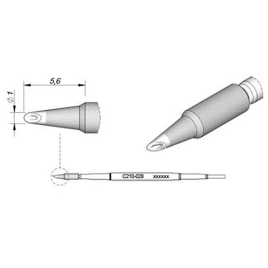 JBC Cartridge Spoon Ã˜ 1 