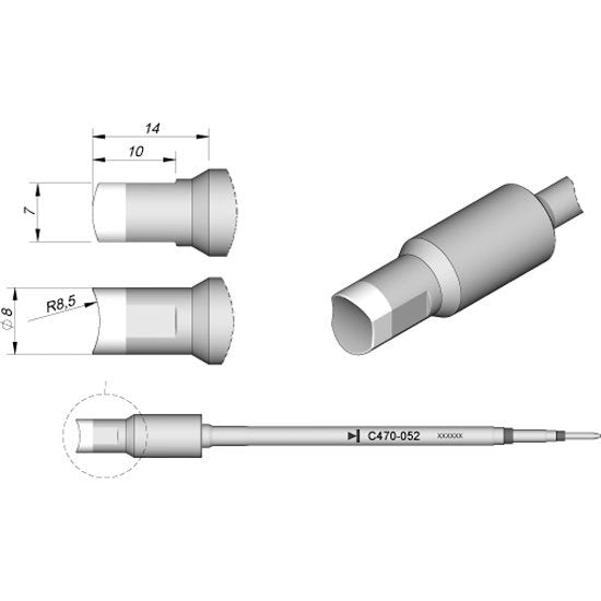 JBC Cartridge Pin / Connector R 8.5