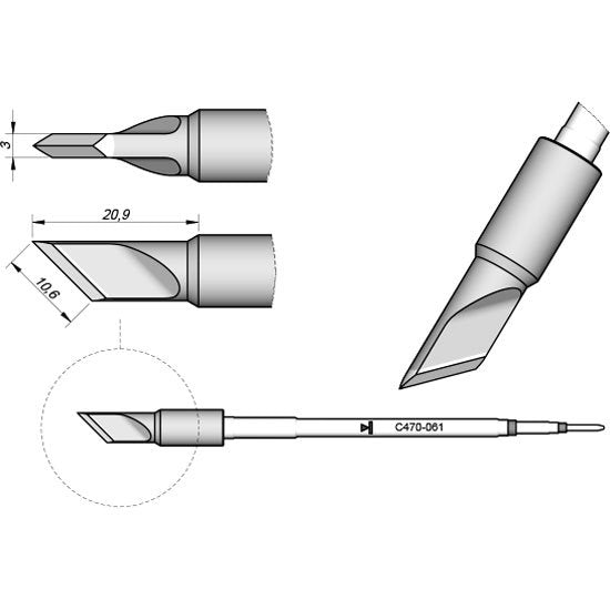 JBC Cartridge Knife 10.6