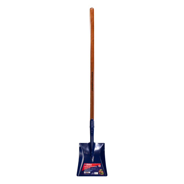Spear & Jackson Shovel Square Mouth Long Timber Handle