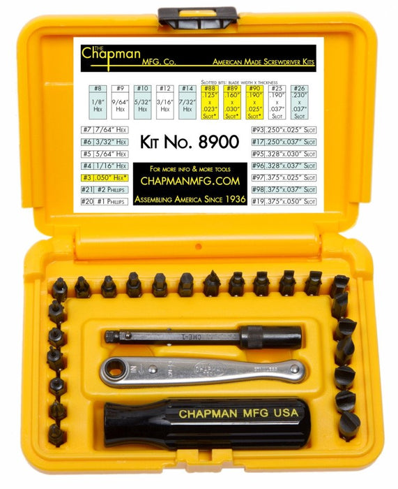 Chapman Standard + 12 Slotted Set