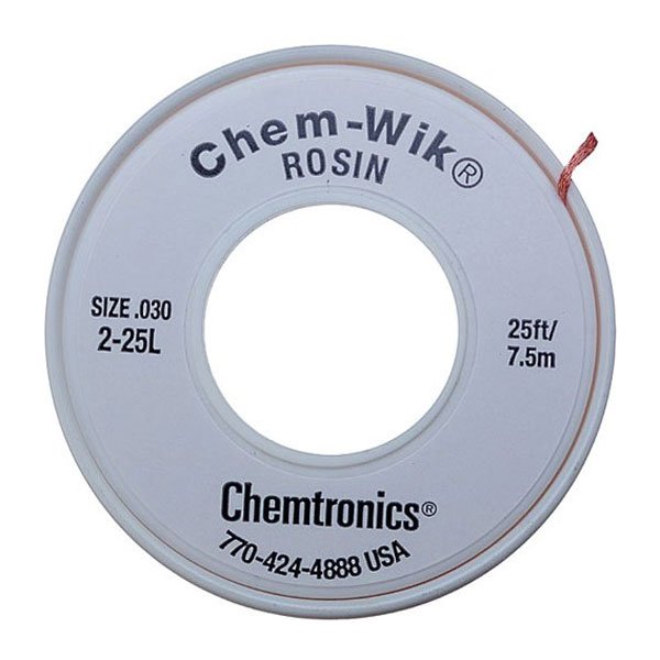 Chem-Wik Rosin, Grey, 0.8mm-25ft