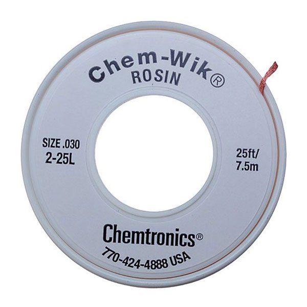 Chem-Wik Rosin, Grey, 0.8mm-25ft