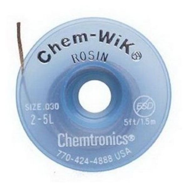 Chem-Wik Desolder Braid 0.8mm-5ft