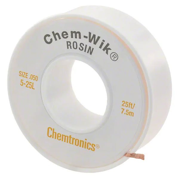 Chem-Wik Desolder Braid 1.3mm-25ft
