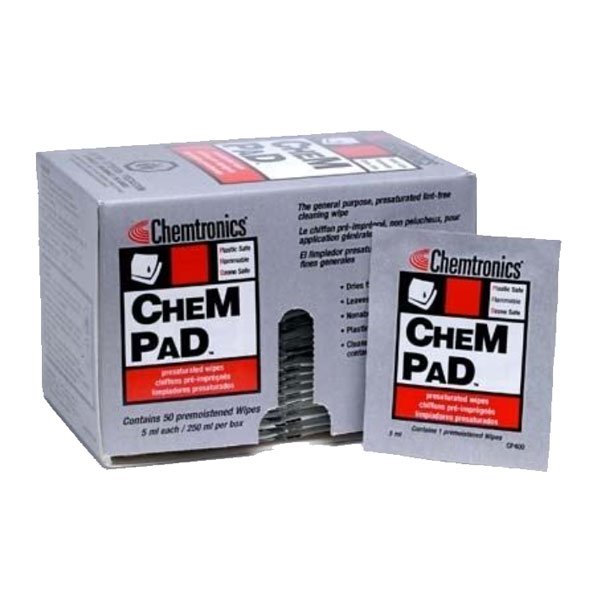 Chemtronics Chempad Presaturated Wipes, 50 Pack