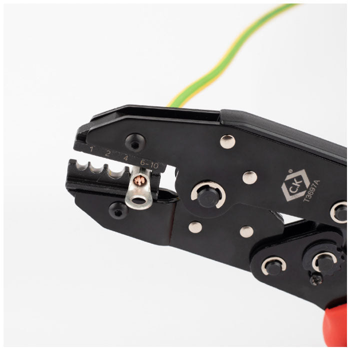 C.K Ratchet Crimping Pliers For UnInsulated Terminals 1.5 - 10mm