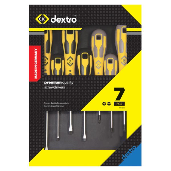 CK Dextro Screwdriver Slotted & Phillips Set Of 7