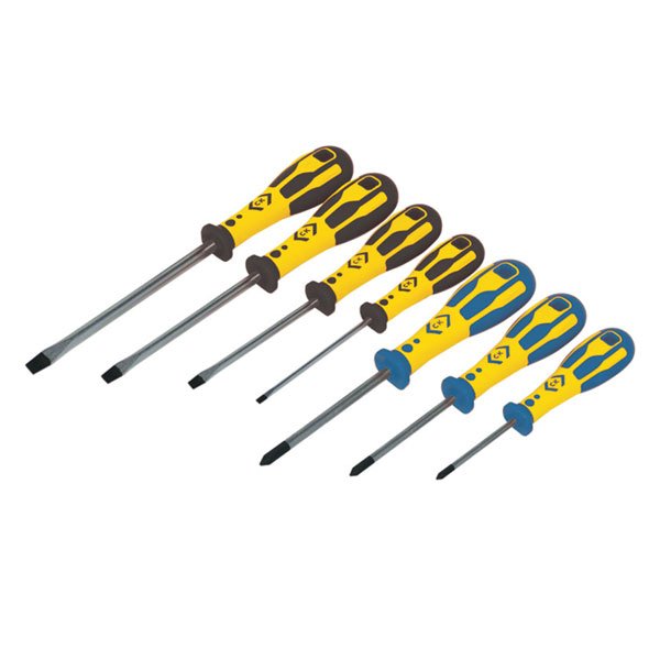 CK Dextro Screwdriver Slotted & PZD, 7 Piece