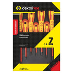 CK DextroVDE Screwdriver Slotted/PZD Set Of 7