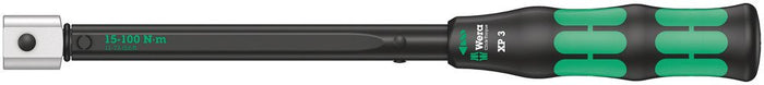 Wera Pre-Set Adjustable Torque Wrench 15-100 Nm For 9x12mm Insert Tools 075672