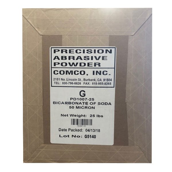 Comco Sodium Bicarbonate Abrasive Powder - 25 Pound Pack