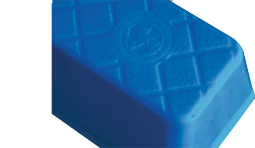 Brady Compliance One Piece Wheel Stop, H100mm x L1700mm x W160mm, Polyethylene, Blue