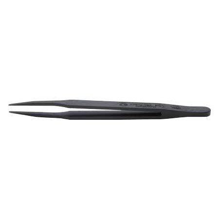 Conductive Plastic Tweezers (Economy) 115mm Flat Round Tips