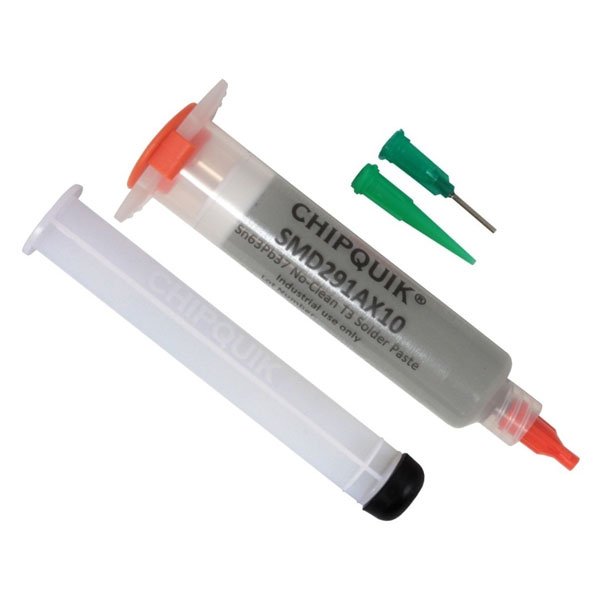 Chip Quik Sn63/Pb37 Solder Paste No-Clean (10cc syringe) T3