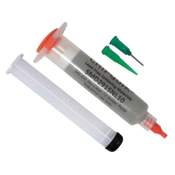 Chip Quik No Clean Lead-Free Solder Paste (10cc Syringe)