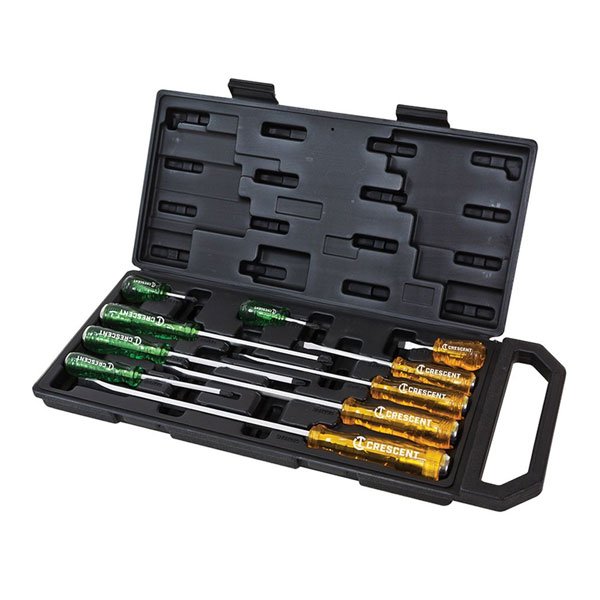  Crescent 10 Piece Tang-Thru Screwdriver Set
