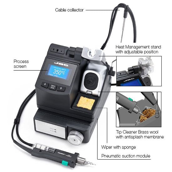 JBC CV Micro Desolder Station with Pneumatic Pump