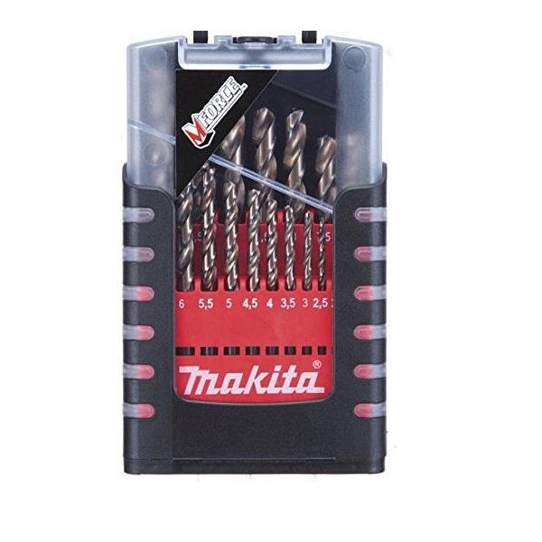 Makita M-Force Metal Drill Bit Set - 1-10mm Metric (19Pc) - Performance