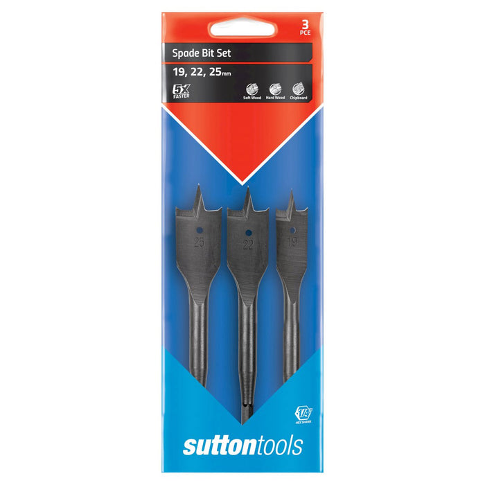 Sutton Drill D501 SS3 Set 3 Pce Spade Bit