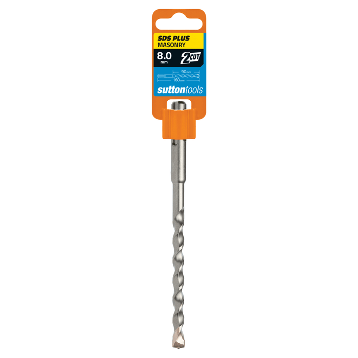 Sutton D613 8mm Masonry SDS Plus 2 Cut Drill Bit