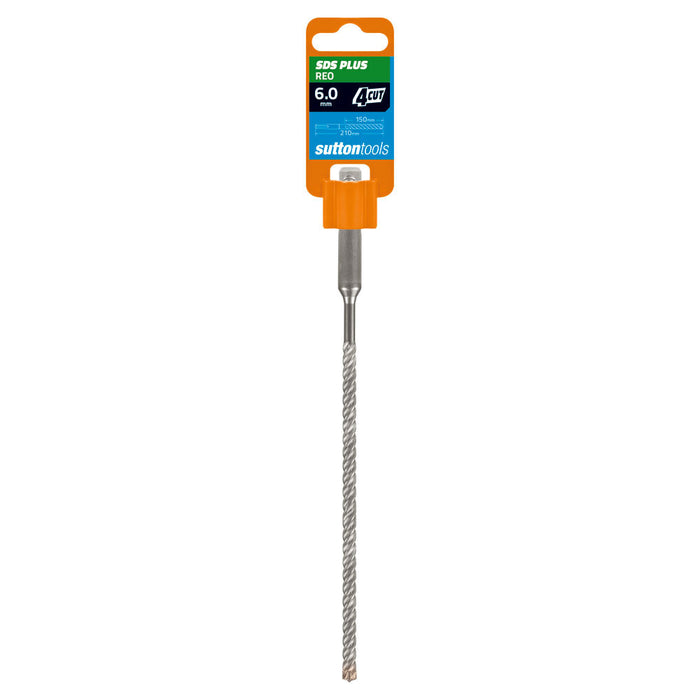 Sutton Drill Masonry D633 SDS Plus 4 Cut 210mm