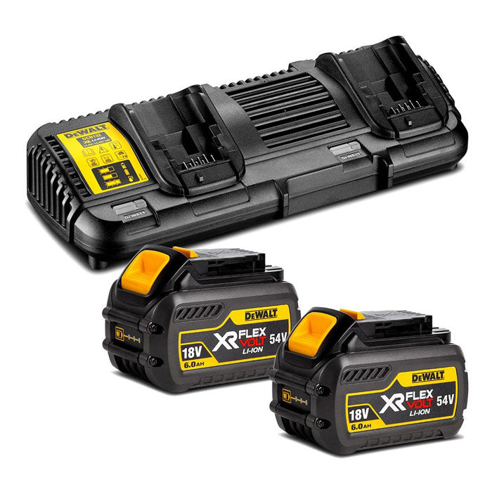 Dewalt XR FLEXVOLT™ Battery Charger Starter Pack 6Ah DCB132T2-XE