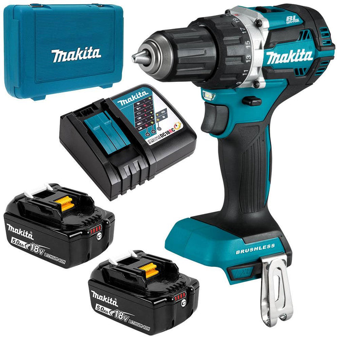 Makita 18V Compact Brushless Heavy Duty Driver Drill Kit