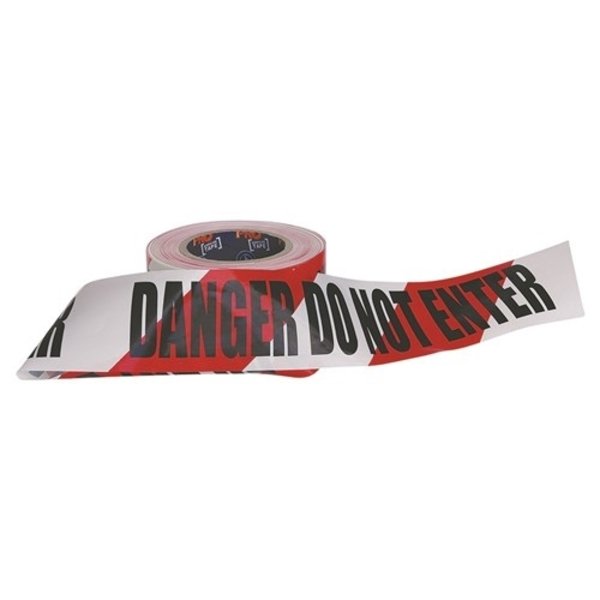 Pro Choice Barricade Tape - 100m x 75mm Danger Do Not Enter Print 