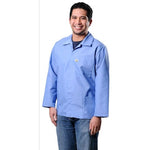 Desco Smock Esd Heavy Duty Cotton Poly 1% C Blue