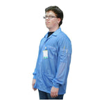 Desco Smock Statshield Jacket Knitted Cuffs BlueDesco Smock Statshield Jacket Knitted Cuffs Blue