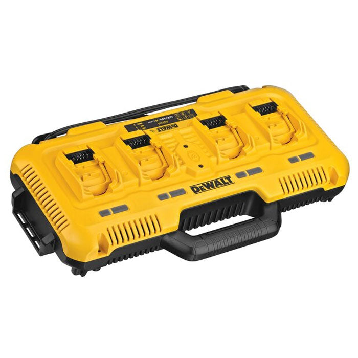 Dewalt 10.8V - 18V XR Li-Ion Multi Voltage Battery 4 Port Fast Charger (8A Charge Rate)  DCB104-XE