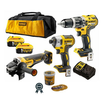 Dewalt DCK322P2-XE Limited Edition 18V XR 3pc Kit with BONUS 100pc Cutting Discs 