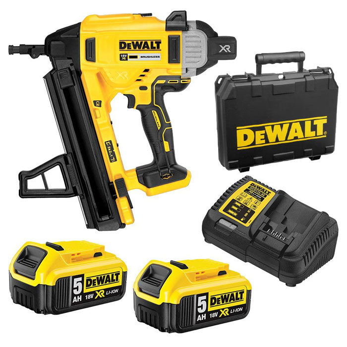 Dewalt 18V XR Brushless Concrete Angled Nailer Kit DCN890P2-XE