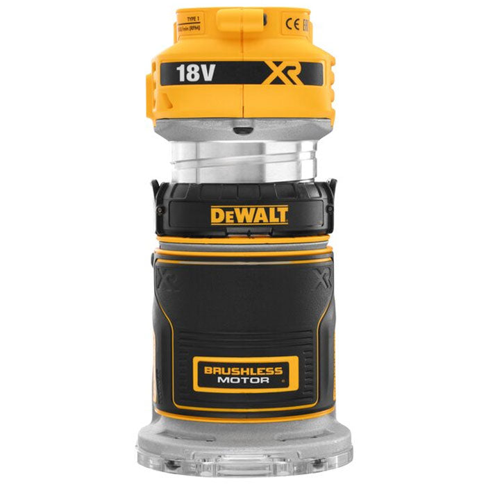 Dewalt 18V XR Li-Ion Brushless 8mm Router - Bare Unit DCW600N-XJ