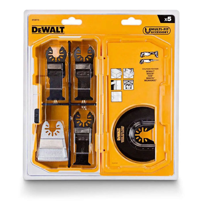 Dewalt Multi-Tool 5Pc Multi-Tool Oscillating Blade Set