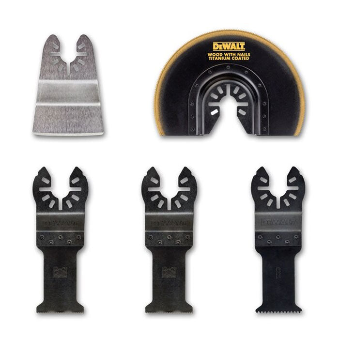 Dewalt Multi-Tool 5Pc Multi-Tool Oscillating Blade Set