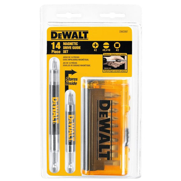 Dewalt Screwdriver Magnetic Drive Glide Sleeve Set, 14Pc