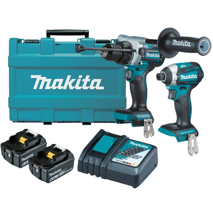 Makita 18V Brushless 2 Pce Combo Kit DLX2412G