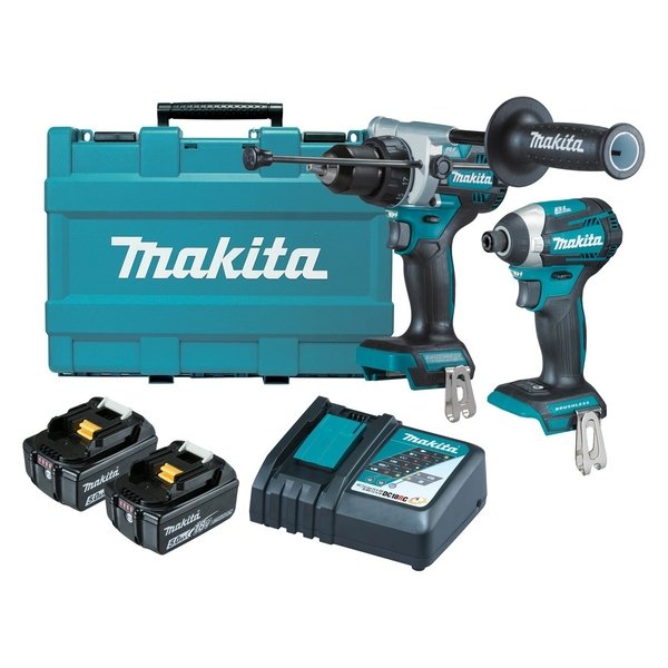 Makita DLX2412T 18V Brushless 2Pc 5.0Ah Combo Kit 