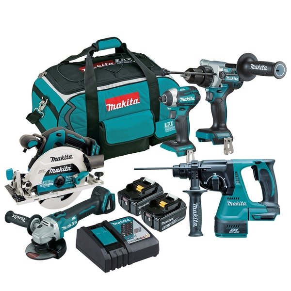 Makita DLX5062TX1 18V Brushless 5-Piece Combo Kit