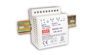 Meanwell 45W Single Output Industrial DIN Rail PS, 24V