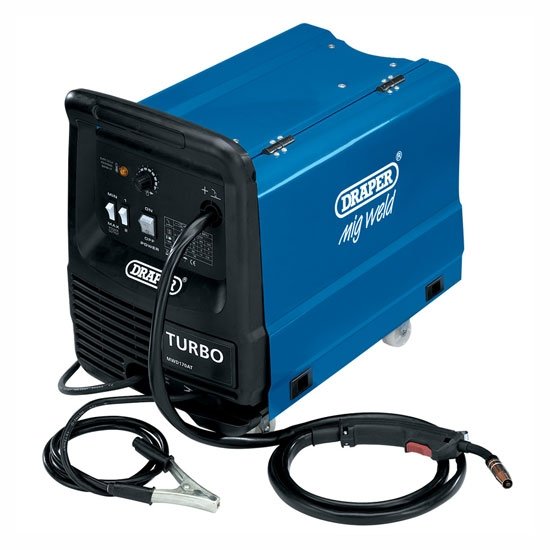 Draper 160A Gas/Gasless Turbo Mig Welder 12018