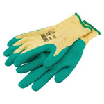 Draper Tools Green Heavy Duty Latex Coated Work Gloves