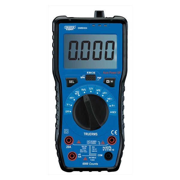 Draper Tools Digital Multimeter (Auto and Manual Ranging)