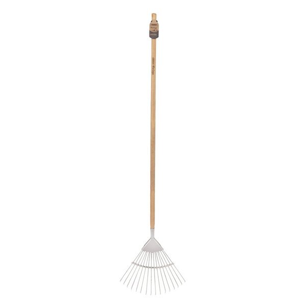 Draper Heritage Stainless Steel Lawn Rake with Ash Handle 