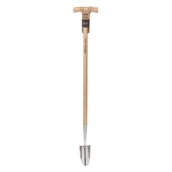 Draper Heritage Stainless Steel Trowel with Ash Long Handle