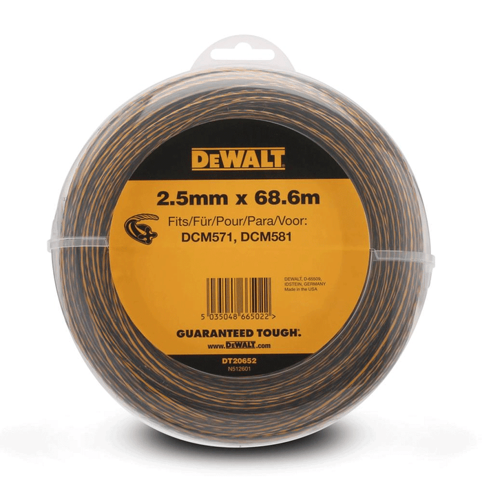 Dewalt 68m x 2.5mm String Trimmer Line